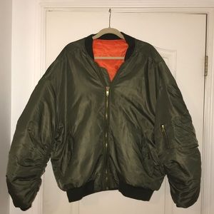 Oversized olive bomber